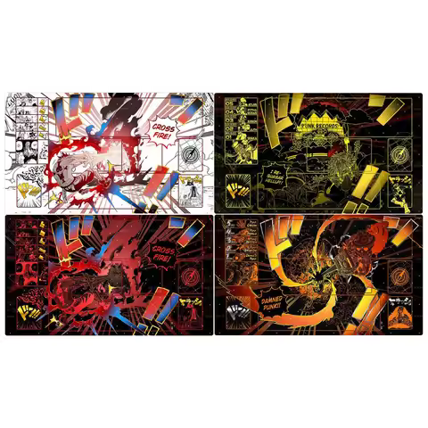 600X350X2Mm Diy One Piece Vegapunk Card Battle Mat Opcg Ace Single Player Board Game Card Duel Plate