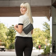 美國 TRAVELON | metro防盜斜背腰包(黑) | RFID 防割 側背包