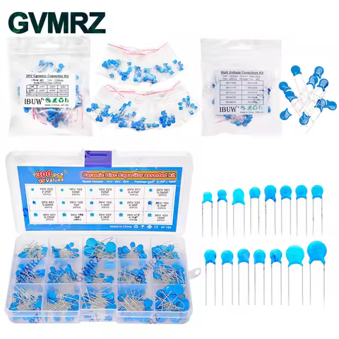 High voltage Ceramic Capacitor KIT 1KV 2KV 3KV 5PF 30PF 47PF 56PF 100PF 220PF 1NF 2.2NF 3.3NF 4.7NF