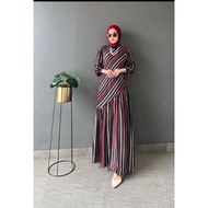 Newest MOTIF SALUR GAMIS MUSLIMAH MOO DRESS MODERN RAYON DRESS