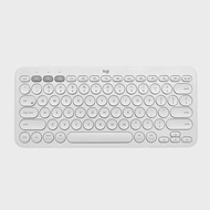 Logitech K380 Compact 84 คีย์บลูทูธคีย์บอร์ดหลายอุปกรณ์ไร้สายแบบพกพาสําหรับ IPad แท็บเล็ตโทรศัพท์แล็