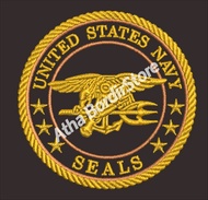 Emblem Bordir/ Us. Navy Seals/COD