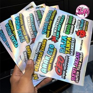 DRACIN CEO HOLOGRAM Sticker PACK ZHANG Family Inheritance UndercoverYANG Already Cut, Just Stick It 