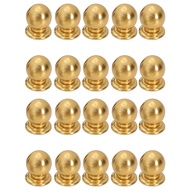 20 Pcs Cabinet Knobs Round Ball Knobs Bathroom Cabinet Knobs Dresser Knobs, Modern Cabinet Hardware for Kitchen Gold