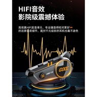 Hengjiang-C50 Subwoofer Motorcycle Helmet Waterproof Noise Reduction Riding MESH Multiplayer Interco