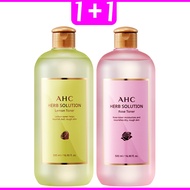 1+1 AHC Herb Solution Rose Toner / Lemon Toner 500ml