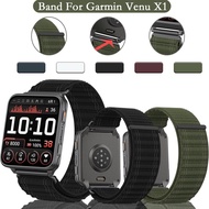 Band for Garmin Venu X1 Smart Strap for Garmin Venu X1 Adjustable Metal Connector Wristband for Garm