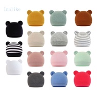 INN Newborn Baby Hat Cute Warm Cotton Bear Hat Infant Hospital Caps Boy Girl Toddler Hats Infant Bea