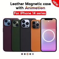 High Quality Magnetic Leather Case for iPhone 14 Pro Max 14 Plus Cases phone Casing for iPhone 14 Pl
