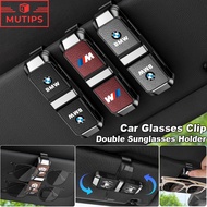BMW Car Sun Visor Glasses Storage Car Glasses Clip Double Clip Sunglasses Holder For Z4 E89 E85 X5 G