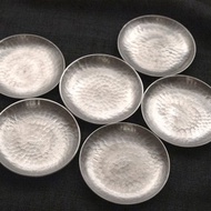 錘紋錫杯托小型款6件一組