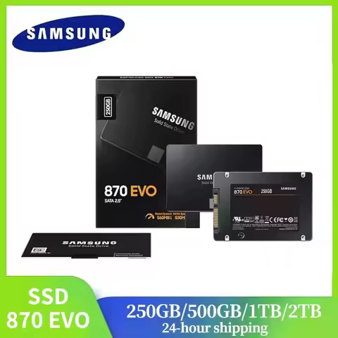 SAMSUNG 870 EVO SSD 1TB 250GB 500GB 2TB Internal Solid State Disk HDD Hard Drive Laptop Desktop SATA