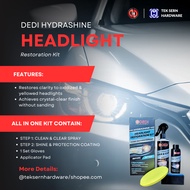DEDI Hydrashine 2 Step Headlight Restoration Kit/ Automotive Protective Polish Coating