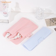 BDGF Silicone Hair Curling Wand Cover, Non-Slip Flat Curling Iron Insulation Mat ,Hair Straightener Storage Bag Hairdressing Tools SG