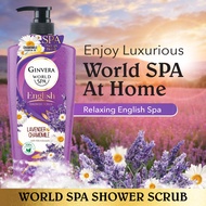 Ginvera World Spa Shower Scrub 750ml English Lavender &amp; Chamomile - By Wipro