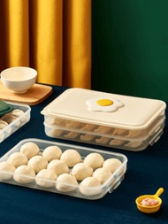 Dumpling BoxHome Dumpling Box Frozen Dumpling Household Quick Frozen Dumpling Box Refrigerator Dedicated