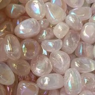 A級天使水光粉晶滾石 Angel Aura Rose Quartz ~夢幻的煉金術水晶 水光水晶