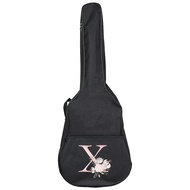 Tas Gitar Guitar Bag Portable 34-41 Inch Oxford Cloth Waterproof Backpack Adjustable Shoulder Strap