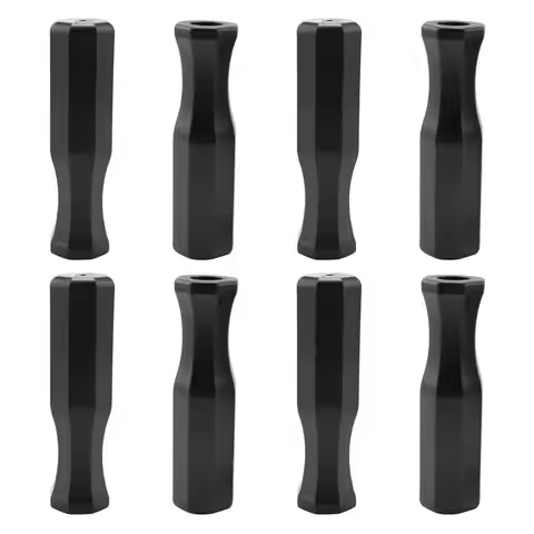 AEF5-Table Football Machine Accessories Foosball Handle Grips Octagonal Plastic Handles For Standard