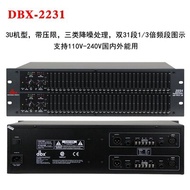 Professional Stage Performance Equalizer with 2231 231 1231 Double 31 Band Graphical EQ KTV Performa