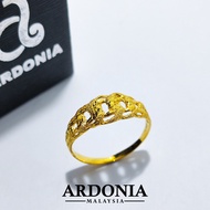 ARDONIA Cincin Coco Emas 375 (9K Gold / 375 Gold)