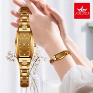 imported fully automatic mechanical women's watch waterproof fashionable simple high-end tungsten steel bracelet