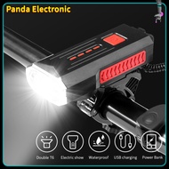 Limited-time offer!! Bike Lights, Rechargeable USB Bike Light, 3 Modes Super Bright Bike Light With Horn, Waterproof