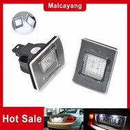 12V White LED Lamp Bulb For Mercedes Benz W218 W117 W176 W156 W166 R172 X166 GL CLA 2Pcs Car LED Lic