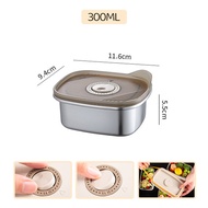 Justliving 304 Thép Không Gỉ hộp bento hộp thức ăn Trẻ Em Dã Ngoại Túi đựng hộp cơm trưa ở trường Cô