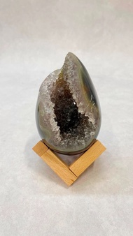 烏拉圭恐龍蛋開口笑 Uruguay Polished Amethyst Egg