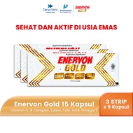 Enervon Gold Vitamin C And B Complex Productivity Supplements (5 Tablets x 3 Strips)