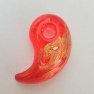 勾玉　お守り(赤い龍)RED　DRAGON