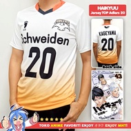Anime Haikyuu Schweiden Adlers Jersey Round Collar T-shirt