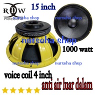 Speaker Component RDW 15 inch 15g550 voice coil 4 inch 1000 Watt anti
