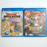 PS vita Dragon Quest Heroes Ⅱ,Dragon Quest Builders Set Square Enix direct from japan