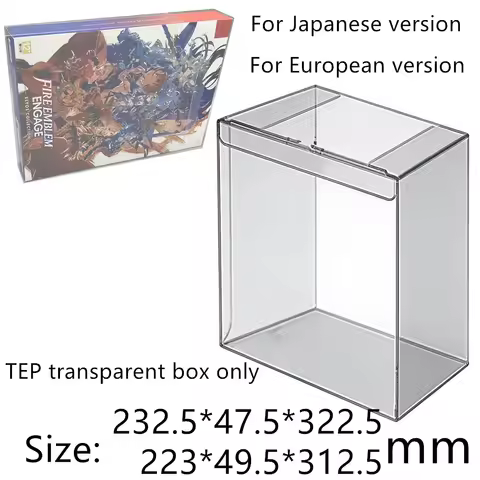 Transparent Box Protector For Fire Emblem Engage/NS Collect Boxes TEP Storage Game Shell Clear Displ