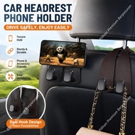 2 Hooks Car Hooks Hanger Rear Car Seat Back Double Hooks Hidden Multifunctional Car Interior Accesso