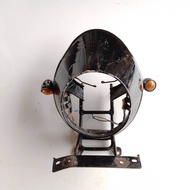 BRAKET DAN VISOR BATOK DEPAN CAVERACER PAKAIAN THUNDER 125 DAN PNP MOTOR LAINYA