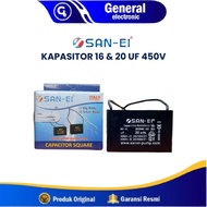SAN EI 16/20 UF 450v Capacitor - San-ei 16/20 UF 450 Capacitor VOLT