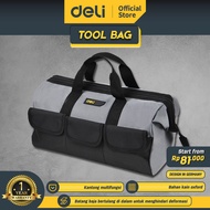 Deli Tool Bag / Tas Simpan Perkakas Multifungsi Bahan Kuat DL43001X