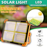 288 LEDs Solar Charge Outdoor Light USB Rechargeable Waterproof Super Bright Multifunctional Portabl