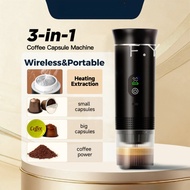 Portable Coffee Capsule Machine 3 IN 1 Coffee Maker Coffee Machine For Capsule and Coffee Powder  US