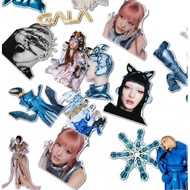 55pcs/set XG GALA Photo Stickers AWE IYKYK SOMETHING AIN'T RIGHT WOKE UP WINTER WITHOUT YOU SOLO Lug