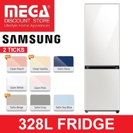 SAMSUNG RB33T3070AP/SS 328L BESPOKE 2-DOOR FRIDGE (2 TICKS)