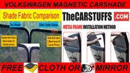 VOLKSWAGEN- Customized Magnetic Car Sunshade Jetta/Golf/Passat/Tiguan/Touran