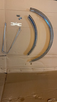 Classic Folding Bike Mudguard 20-Inch – Durable Set (SR)