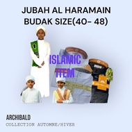 PUTIH HITAM [HQ] Al HARAMAIN Jubbah Adults And Boys QUALITY JUBAH Al HARAMAIN KIDS Thobe BLACK/WHITE