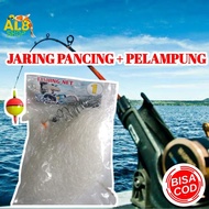 jaring pancing dan pelampung ikan nila ikan wader ikan kecil bomnet