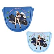 Popular-Magnetic Golf Putter Mallet Covers Club Protector PU Mallet Putter Headcover Portable Golf P