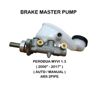 BRAKE MASTER PUMP PERODUA MYVI 1.3 AT / MT 2006 - 2017 ABS 2 PIPE 47201-BZ040 BRAKE MASTER CYLINDER